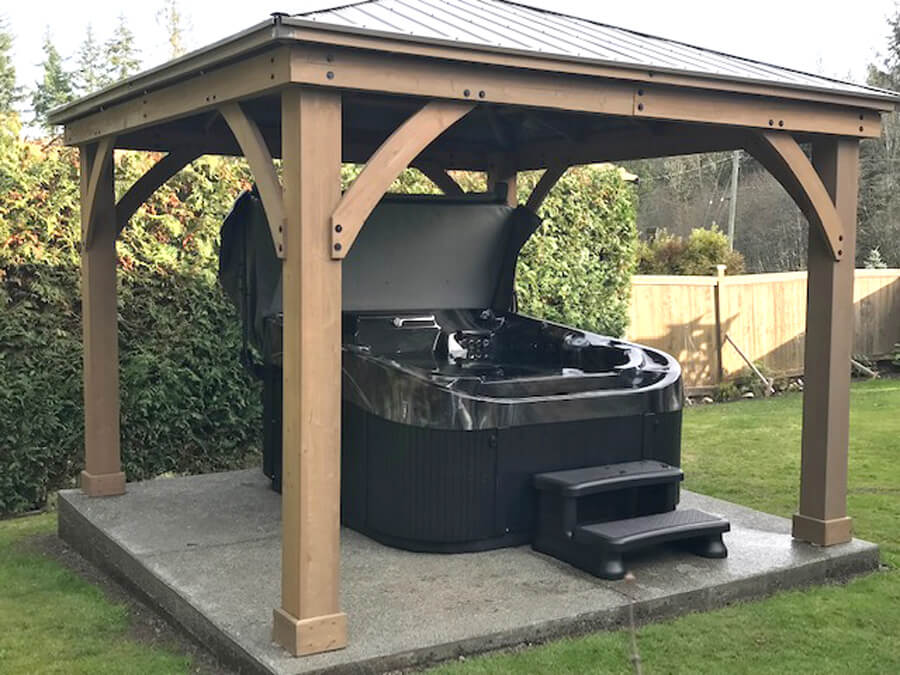 Yardistry Structures, Can You Have A Fire Pit Inside Gazebo
