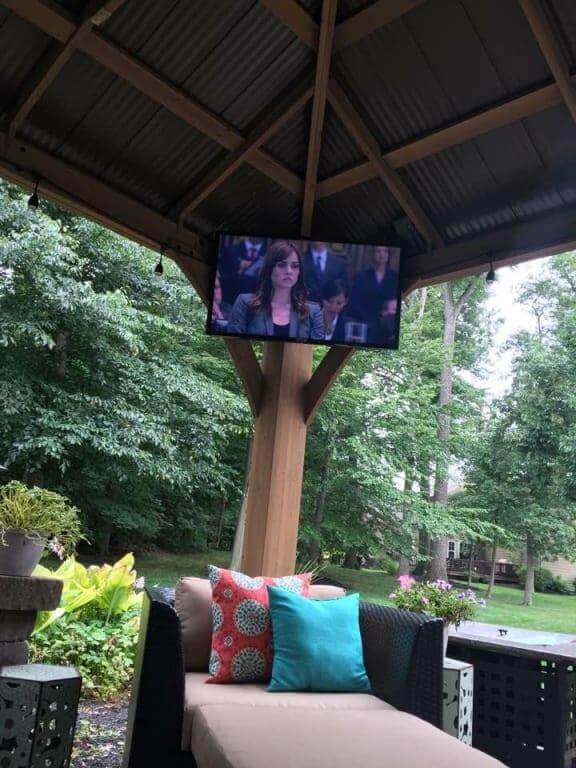 Check Out These 11 Outdoor Tv Setups, Outdoor Patio Tv Mounting Ideas
