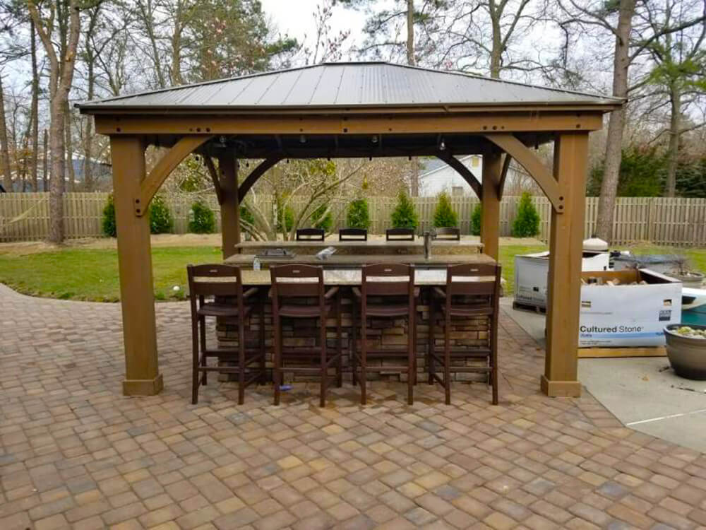 These 10 Outdoor Kitchens Will Blow You Away Yardistry Structures Gazebos Pavilions And Pergolas